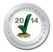 Siegel 'Lebensqualität im Alter – Verbraucherfreundlich, aus 2014'